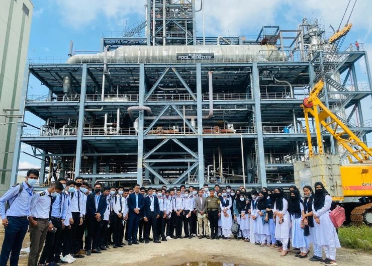 An image of Shahjalal Fertilizer Company Ltd, Sylhet, a valued client of AR Raafi Elevator Company.